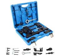 JAOGAUS Engine Camshaft Timing Tool Set with Flywheel Holder Tool & Balance Shaft Tool & Fuel Injector Remover Kit Compatible with BMW N14 N18 N20 N26 N47 N53 N54 N55 N63 S63 Engines