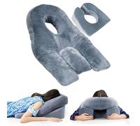 JAOGAUS Face Down Pillow After Eye Surgery, Stomach Sleeper-Pillow for Vitrectomy or Retinal Surgery, Breathe Easy Home Massage Pillow for Macuhole & Patients During Recovery