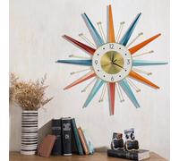 JAOGAUS Large Wall Clocks for Living Room, Silent Non-Ticking Modern Wall Clock, Battery Operated Big Clocks for the Wall Decorations, for Kitchen, Bedroom, Office(Battery Not Included)