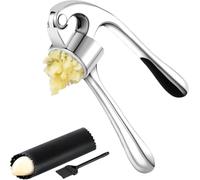 JAONLD Garlic Mincer Slicer, Professional Kitchen Garlic Peeling Helper Multi-Functional Presses Peeler Easy to Use and Clean Press Grinder That Easily Crushes Ingredients