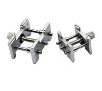 Jaopary 2 Set Metal Watch Movement Holder Fixed Base Multi Function for Watchmaker Watch Clamp Watches Repair Tools Accessories