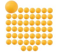 Jaopary 50- Pack Premium Ping Pong Balls Advanced Training Table Ball Seamless Balls Orange