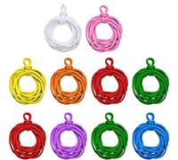 Jaopary 96 Pieces Potholder Weaving Weaving Craft with Multiple Colors for DIY Crafts Supplies