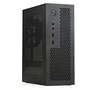Jaopary A09 HTPC Computer Case Mini ITX Gaming PC Chassis Desktop Chassis USB2.0 Computer Case Home Computer Case Black