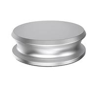 Jaopary Aluminum Vinyl Record Weight Stabilizer Disc Balanced Clamp for Turntable LP Record Player Accessories Silver