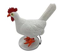 Jaopary Egg Lamp Resin Chicken Egg Lamp Table Lamp Light 3D LED Hen Laying Eggs Night Lights for Bedroom Living Room Decor