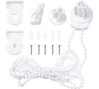 Jaopary Roller Blind Fittings Kit, Roller Blinds Brackets with Beaded Chain, Curtain Roller Accessories for Replacement