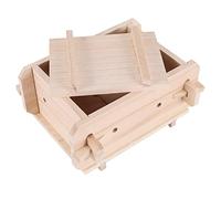 Jaopary Tofu Mold Tool,Removable Wooden Press Box,Home Kitchen Tofu Maker Press Mold Kit for DIY Tofu Mold Cooking Handmade