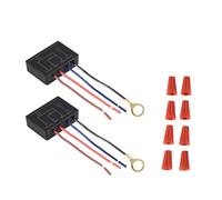 Jaopary Touch Lamp Switch 2 Pack,Touch Lamp Control Module for Dimmable LED,Bulbs,Lamp Switch Replacement Kit with Wiring Caps