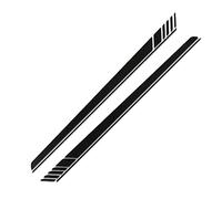 Jaopary Vinyl Body Decals Sports Racing Long Universal DIY Styling Car Stickers Stripe for 2PCS 220x14cm