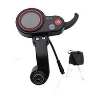 Jaopary ZQ-100 Mileage Meter with Key Speed Adjustable Electric Scooter Meter 6 Pin Display for Electric Scooter Dashboard