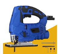 JAOSY Electric Jigsaw 2000W, 6 Speed Jigsaw Tool, Jigsaw Cutting 100mm Wood, 10mm Steel, Plastic 30mm, Max 45 Cutting Angle, Blades & LED Light Guide with Jig Saw, Vacuum Adaptor