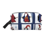 JaoXer Large Travel Cosmetic Bag – Reusable WitchingHour Print Dopp Kit for Toiletries, Portable Organizer for Men and Women, White, One Size