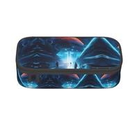 JaoXer Philippine flag Print Pencil Case â€“ Multi-Purpose Organizer, Portable Stationery Bag for School, Office, and Travel, Science Fiction Future, One Size, Print