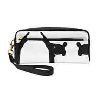 JaoXer Reusable Cosmetic Makeup Bag â€“ Travel Toiletry Organizer, Full Design taekwondo martial arts Print Leather Pouch for Women, Black, One Size
