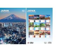 Japan 2026 Wall Calendar, A3 Size, 12-Month Travel Photography, Scenic Landmarks