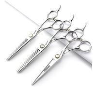 Japan 440C 6inch Hair Profession Stylist Bearing Scissors Hair Salon Studio Professional Modeling Tools Cutting Scissors + thinning Scissors (3 pcs)