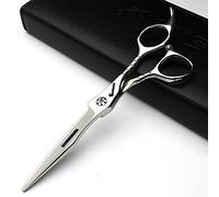 Japan 440C hair salon studio hairdresser styling professional tool set fashion 6.0 inch hair cutting scissors + thinning scissors (Cutting Scissors)