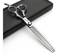 Japan 440C7 inch Popular Hairdressers Scissors Hairdresser Studio Professional Modeling Tools Cutting Scissors + thinning Scissors (Thinning Scissors)
