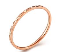 Japan And South Korea Diamond-Shaped Titanium Steel Ring, Simple Diamond-Shaped Stainless Steel Ring