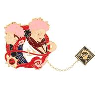 Japan Anime Jujutsu Kaisen Pin Set Gojo Satoru & Ryomen Sukuna, Klein, Non-precious metal