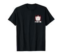 Japan Anime Mask Kitsune Style Samurai Oni Nine-Tailed Fox T-Shirt