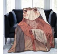 Japan Anime Throw Blankets Flannel Blanket Warm Cozy Bed Blanket Lightweight Soft Blankets for Couch Sofa Bed Chair Home Decor 80"X60"