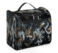 Japan Art Koi Fish Travel Toiletry Bag for Women Men Kids Girls Boys 11.2 L Big Cosmetic Makeup Bag Hanging Wash Pouch Bag Toiletries Organizer Shower Bag