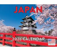 Japan Calendar 2026 Japanese Gifts Monthly Wall Calender 12 Month | American Made In The USA