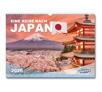 Japan Calendar 2026 Wall Calendar in DIN A3 Landscape Format Travel Calendar Photos Gift for Christmas or Birthday Travel Monthly Calendar Architecture Landscape Nature Japan Calendar Japan Calendar
