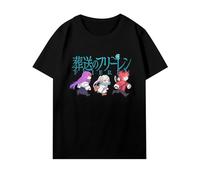 Japan Comics Frieren Beyond Journeys End Printed T-Shirts Casual Unisex Frieren Clothing Cosplay Sousou no Frieren Short Sleeve Harajuku Streetwear Frieren T-Shirts
