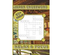Japan Crossword Puzzle Book: | 6 x 9 inches | 124 Pages | 60+ Puzzles | Solutions Included