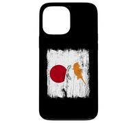 Japan Cyprus Half Flag Japanese Cypriot Heritage Case for iPhone 13 Pro Max