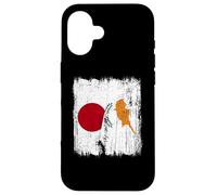 Japan Cyprus Half Flag Japanese Cypriot Heritage Case for iPhone 16