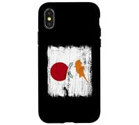 Japan Cyprus Half Flag Japanese Cypriot Heritage Case for iPhone X/XS