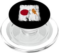 Japan Cyprus Half Flag Japanese Cypriot Heritage PopSockets PopGrip for MagSafe