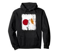 Japan Cyprus Half Flag Japanese Cypriot Heritage Pullover Hoodie