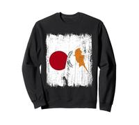 Japan Cyprus Half Flag Japanese Cypriot Heritage Sweatshirt