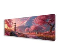 Japan Diamond Art Kits Adults Large Diamond Painting Kits for Adults Beginners, 5D Landscape Crystal Art, DIY Full Drill Crystal Embroidery Cross Stitch for Home Decor 40x120cm/15.7x47.2 inch W0-832