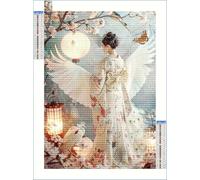 Japan Diamond Painting Kits for Adults, 5D Full Drill Square Diamond Art Kit for Beginners 8x12in, DIY Gem Art Crystal Rhinestone Cross Stitch Embroidery, Home Wall Decor & Ideal Gifts (Animal) S-Y329