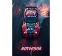 Japan Drift Car Notebook - Lined Journal for Drift Lovers: 110 Pages Notebook Inspired by Japanese Drift Culture, Street Racing & Tokyo Nights