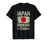 Japan Drinking Team Japanese Flag Funny Drinking T-Shirt