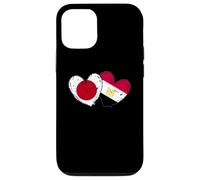 Japan Egypt Heart Flags Japanese Egyptian Love Pride Case for iPhone 12/12 Pro