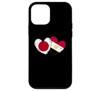 Japan Egypt Heart Flags Japanese Egyptian Love Pride Case for iPhone 12 mini