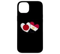 Japan Egypt Heart Flags Japanese Egyptian Love Pride Case for iPhone 14 Plus