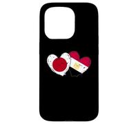 Japan Egypt Heart Flags Japanese Egyptian Love Pride Case for iPhone 15 Pro