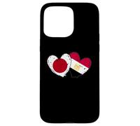 Japan Egypt Heart Flags Japanese Egyptian Love Pride Case for iPhone 15 Pro Max