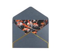 Japan Fancy Koi Carp Fishes Greetings Romantic Card With Envelopes, Send To A Close Friend,Phnom Penh Pearl Paper Greeting Card