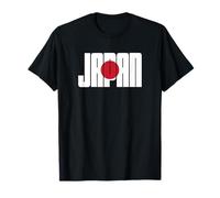 Japan Flag Rising Sun Red Circle Patriotic Pride Design T-Shirt
