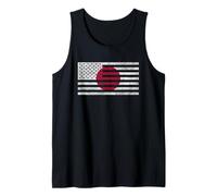 JAPAN FLAG USA AMERICAN FLAG JAPANESE AMERICAN Tank Top